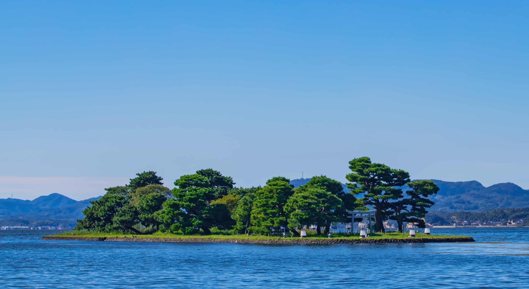 松江市宍道湖 嫁ヶ島